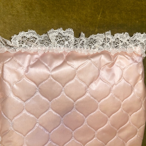 Vintage Clear Button Bag with Pink Padding. - Picture 3 of 8